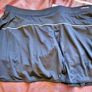NWT Tennis Skort Skirt Short Athletic Adidas X30611 M Black DISCOUNT SHIPPING